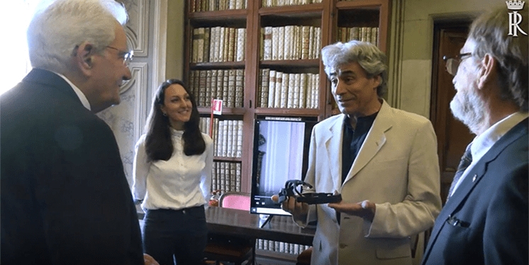 The NeuroDante project presented to the President of the Republic