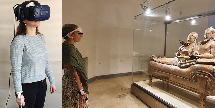 Reality or Virtual? A Neuroaesthetic Study on the Sarcophagus of the Spouses